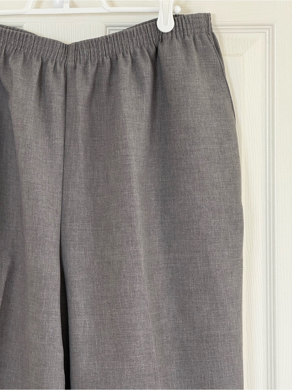 Alfred Dunner Charcoal Gray Elastic-Waist Dress Pants - Picture 4 of 8
